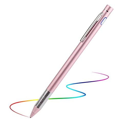Pencil Stylus for iPhone 15/14/13/12/X Pro Max Pen,Minilabo Touch Screens Active Stylus Digital Pen with 1.5mm Ultra Fine Tip Stylist Pen for iPhone 15/14/13/12/X Pro Max Pencil,Pink Cover