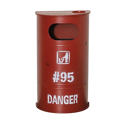 Poubelles de recyclage en fer forgé créative style américain