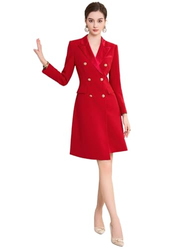 Robe de costume femme KroMoc dentelle col V pour soirée de mariage