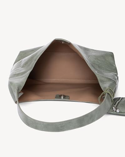 Image of NEWBELLA Hobo Purse, PU Leather Shoulder Bag, Tote Handbag for Work and Travel