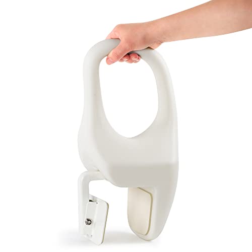 REAQER Badewannen Einstiegshilfe für Senioren,Badewanneneinstiegshilfe Griffstange für Wannen Rand bis 130 kg belastbare Befestigung ohne Bohren Cover