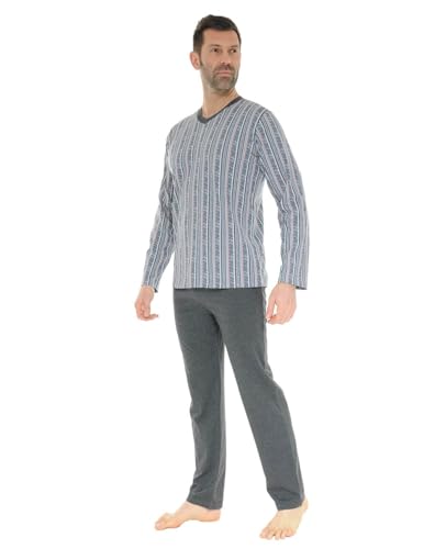 CHRISTIAN CANE Pyjama. Gris DAUBIAS