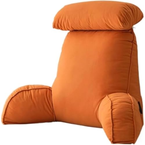 byteix ���@�\�o�b�N���X�g �n�C�o�b�N �T�|�[�g �Ǐ�/�Q�[��/�e���r�ӏܗp ����~�߃A�[�����X�g�t�� �􂦂�x���x�b�g�J�o�[ �ᔽ�� �֎q�p�N�b�V���� �O���[�� 75*58cm (75*58cm,�I�����W)