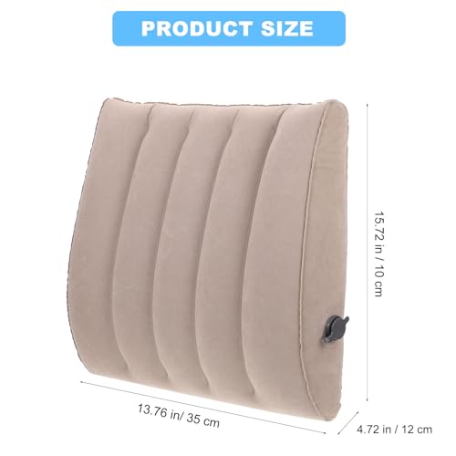 Almohada Inflable de PVC 35x40x12 cm para Lumbar miniatura 4