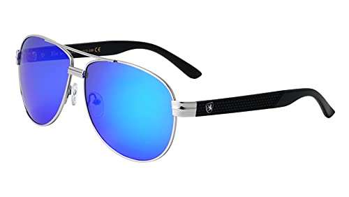 Khan Gasket - Mens Exotic Driving Sports Aviator Sunglasses