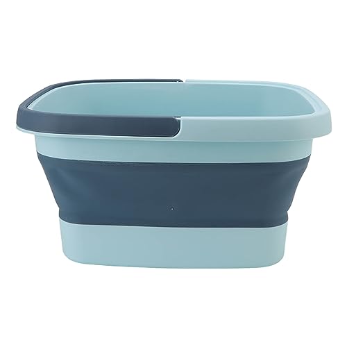 Bañera plegable de silicona para pies con asa miniatura 3