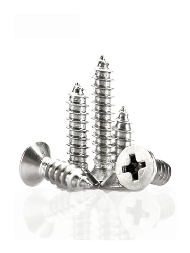 Tornillos autorroscantes M1.4x12 200 piezas acero inox miniatura 4