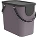 Produktbild Rotho Albula Aufbewahrungsbox Deckel, Kunststoff (PP recycelt), Mauve/anthrazit, 25l, (40 x 23,5 x 34 cm)
