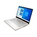 HP 14 Laptop, Intel Celeron N4020, 4 GB RAM, 64 GB Storage, 14-inch HD Touchscreen, Windows 11 Home, Thin & Portable, 4K Graphics, One Year of Microsoft 365 (14-dq0070nr, Pale Rose Gold)