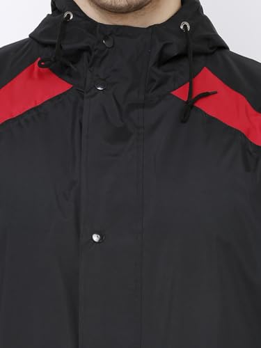 Image of Rain Coat for Men,Waterproof Raincoat with Polyester Jacket & Pants