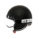 MOMODESIGN - FGTR CLASSIC E2206, Jet-Helm, offener Helm für Motorräder und Motorroller, für Männer und Frauen, Matt Black/White, L