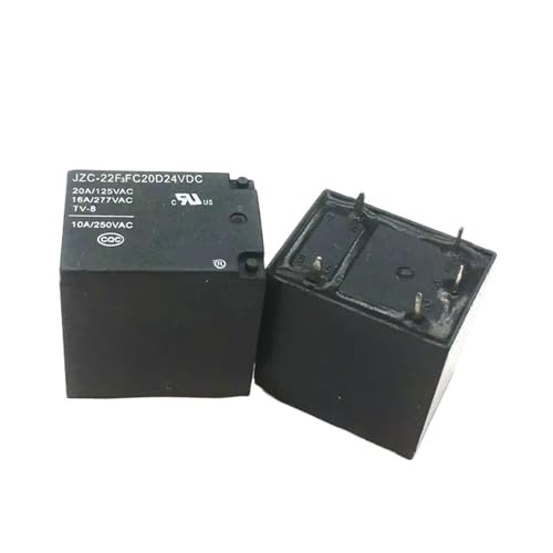 Relais de puissance 24VDC 17A pour circuit imprimé lot de 10