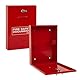 Firechief DHS2 Dokumentenhalter mit Riegel, Rot