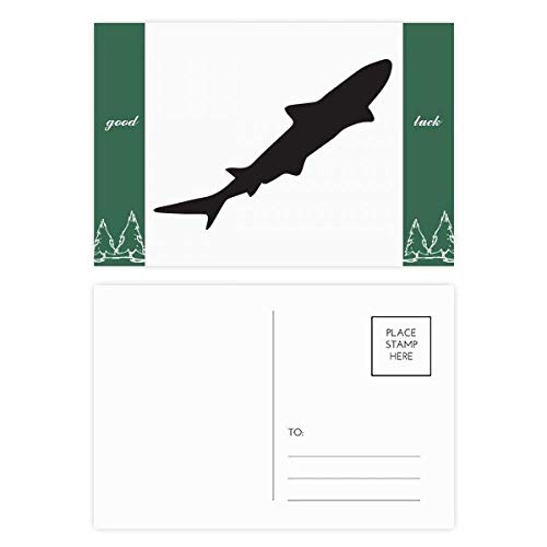 Cartes postales requin DIYthinker pour écrire vos vœux de bonne chance