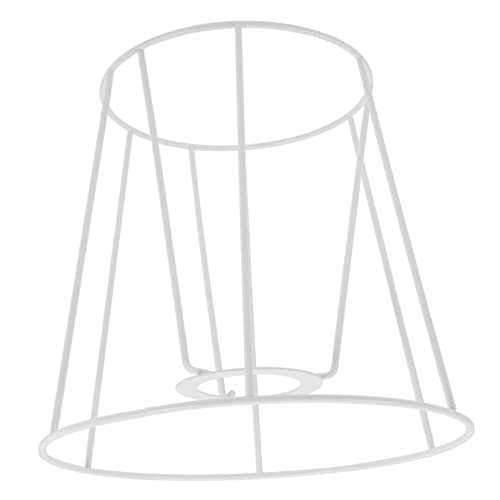 HOLIDYOYO Anello Paralume in Ferro Gabbia Di Protezione Paralume Per Lampada Da Scrivania e Lampadario Vintage Per Fai Da Te