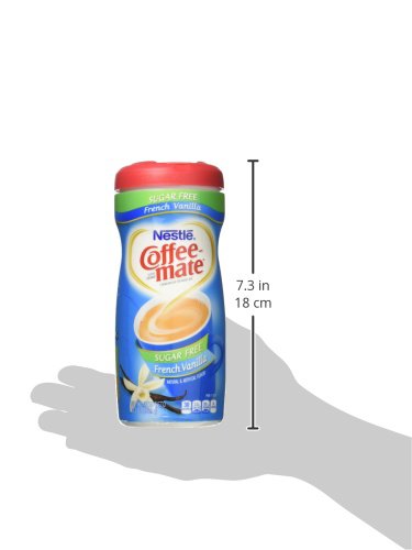 Coffee-Mate Coffee Creamer Sugar Free French Vanilla, Pack of 6