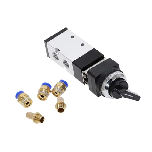 Vanne mécanique MV522LB pneumatique droite 2 positions 2 vitesses 10mm - 6