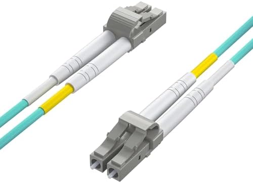 ipolex LC to LC Fiber Patch Cable Multimode, 10Gb OM3 Fiber Optic Cable, Duplex 50/125μm Fiber Optic Internet Cable, LSZH Fiber Optic Jumper for MMF SFP/SFP+ Transceiver, 3-m, 1-Pack.