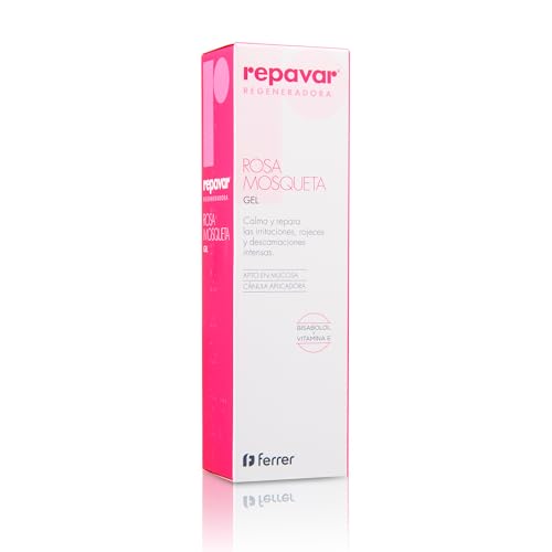 Repavar - Gel de Rosa Mosqueta Puro - Con Bisabolol y Vitamina E - Tratamiento Cosmético para Irritaciones, Rojeces y Erosiones - Válido en Pliegues y Mucosas - 30 ml - imagen 3