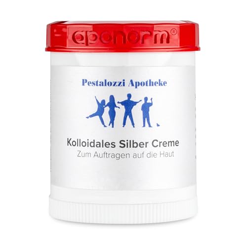 Kolloidales Silber Creme (50 g) aus Apotheken-Herstellung - hochwertige Qualität - bewährte Originalrezeptur Silbercreme Pestalozzi-Apotheke.