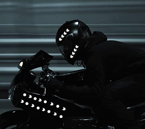 84Pcs High Visibility Warning Reflective Stickers Rim Stripes Bike Bicycle Kit Decals Black Reflector Highly Night Safety Sign Visibility Universal Self - Adhesive D 51 #TOP5