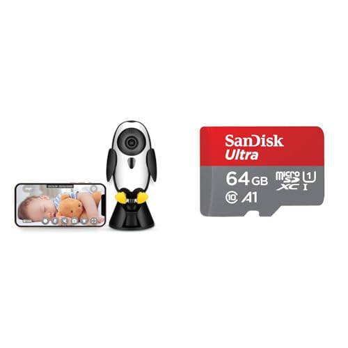 Image of Qubo Baby Cam from Hero Group Baby Monitor 2MP Wi-Fi 1080p Full HD Baby Cry Alert Sleep Monitor Audi
