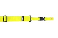 Strap length adjusts from 43.5 to 63.5 inches (110 - 116cm) Width: 2 inches (5cm) Nylon with Cliplock ends