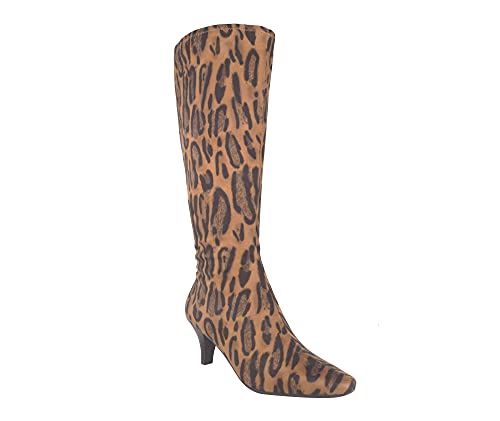 Impo International NAMORA Stretch Boot with Memory Foam, Wildcat Leopard, 10
