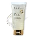 Pilgrim 24k Gold Gel Facewash with Korean White Lotus & Lactic Acid 80ml