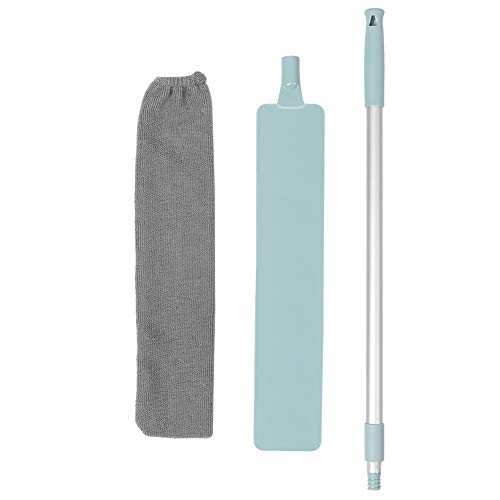 Sunicon Retractable Gap Dust Cleaner Brush, Household Flexible Long Handle Dust Removal Tool Cleaning Duster Brush, with 2 Microfiber Dusting Cloths, for Cleaning Refrigerator Sofa