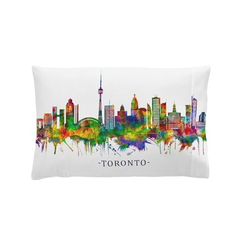 CafePress Toronto Canada Skyline Pillow Case Standard Size Pillowcase, Lumbar Pillow Cover Fleece
