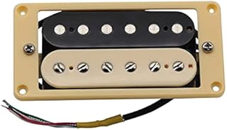 MBBHD Alnico 5 Humbucker Electric Guitar Pickup Bridge Double Coil with Flat Frame