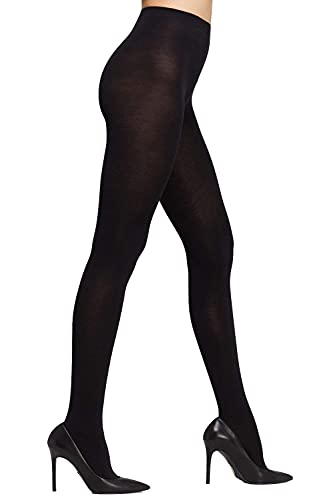 Womens 50 D Opaque Sheer Tights Microfibre (no shorts) Viv'en petty Made in Italy, EU2