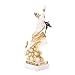BEAUTIFUL GREEK STATUES Hermes Mercury God Zeus Son Roman Statue Alabaster Gold Tone 7 Inches