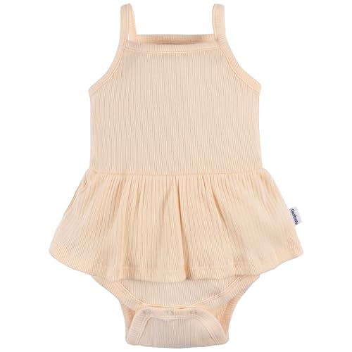 Image of Gerber Baby Girls Multi-Pack Sleeveless Onesies Bodysuit