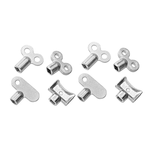 Veemoon 8piezas Llaves De Purga De Calentador y Radiador De Radiador Herramienta De Plomería