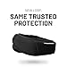 Guardian Loop - Soft-Shell, Non-Tackle Headband for Multiple Sports - Comfortable, Breathable & Moisture Wicking - Use for 7v7, Flag Football, Field Hockey & Cheerleading - Black, Medium
