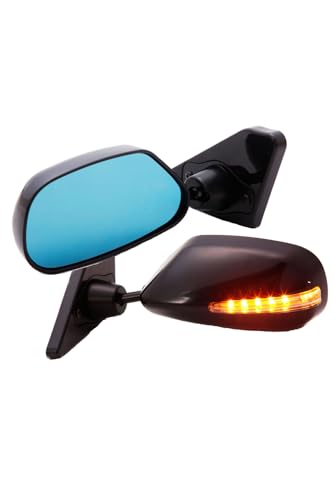 GT2ミラーLED ブラック/手動/右ハンドル車 100系 ハイエース