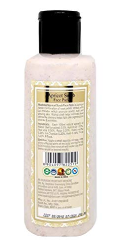 Image of Khadi Meghdoot Blemish & Blackhead Control Apricot Face Scrub With Extract Of Aloevera And Rose For Dead Skin Removal And Glowing Skin 210 ml (Pack of 1)