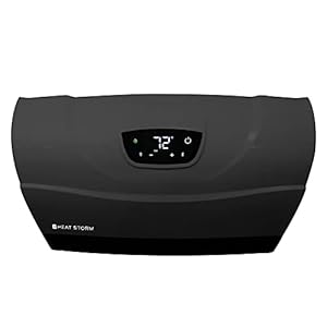 Heat Storm Phoenix HS-1500-PHX, Infrared Space Heater with Attachable Feet, Remote Control, Energy Efficient-750-1500 Watts, Gray Floor or Wall Heat Storm Phoenix HS 1500 PHX Infrared Space Heater with Attachable Feet Remote Control Energy Efficient 750 1500 Watts Gray Floor or Wall