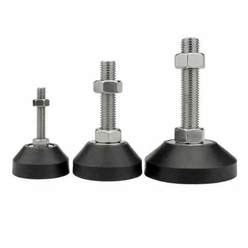Pieds de tour réglables filetés M12 pour stabiliser les sols inclinés