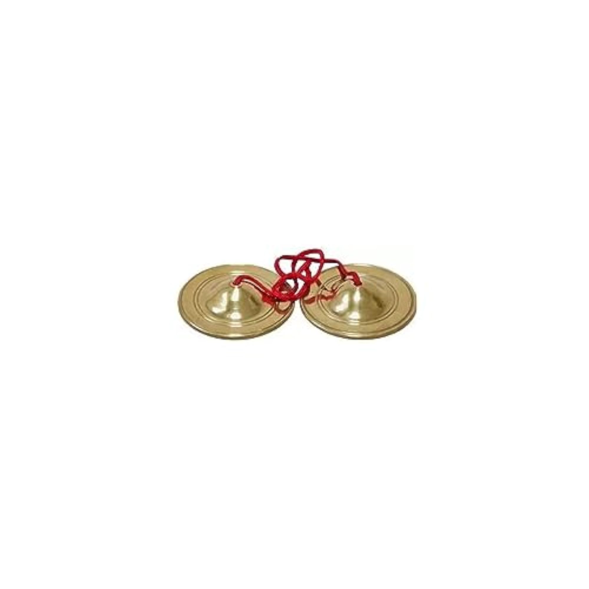 Manjira Brass Hand Cymbals Pair for Pooja