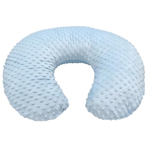MIHE Minky Dots Nursing Pillow Cover, Case Plush Breathable Breastfeeding Pillow Slipcover Fits Nursing Pillow, Super Soft Snug Positioners for Baby Boy/Girl