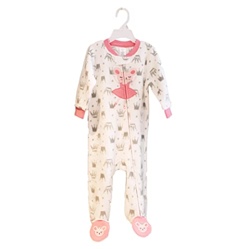 Baby Elements Baby Girls Coral Fleece Rompers One Piece Jumpsuit Zip Front Playwear Coveralls (Zoo, 12 Months) #TOP1