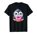 Délices de Dessert en Forme de Donut Mignon Pingouin T-Shirt