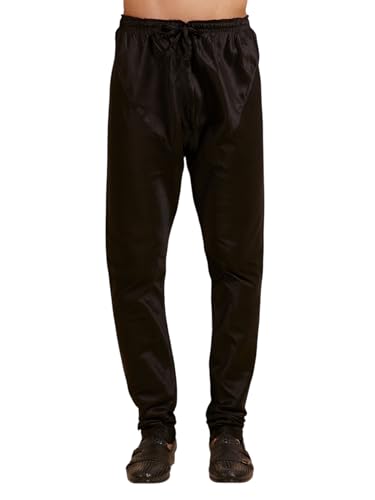 Image of DIWAS BY MANYAVAR Men's Art Silk Solid Churidar (1pc)