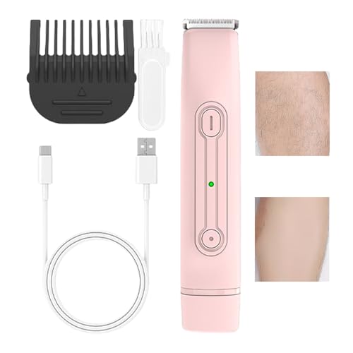 Depiladora De Bikini Para Mujeres | Afeitadora Facial para Área Bikini - Impermeable Doble Cabeza Para Cabello Corporal Para Señoras Chicas Amantes De La Belleza Ocupadas Cara Brazos