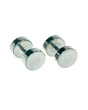 Acero inoxidable Ilusión Túnel tornillo enchufe tono plateado acero inoxidable unisex Hombres pendientes 10 mm