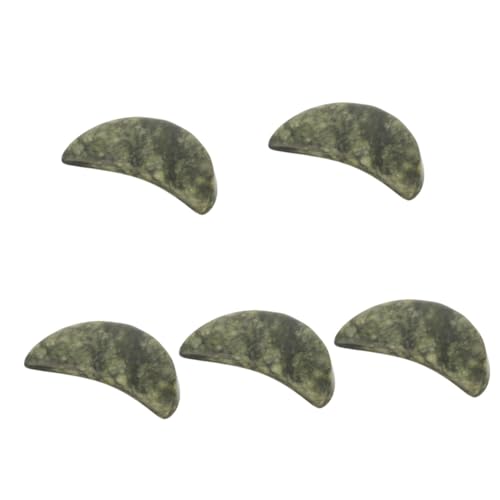 FOMIYES 5pcs Natural Stone Thumb Stone for Massage Eye Face Neck Body Pressure Relief Relaxing