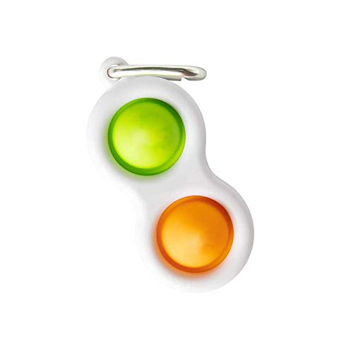 Simple Dimple Fidget,Blue and Pink Multicolor Fidget Toy Soft Silicone Ergonomic Stress Reliever Simpld Imple Toy for Kids Adults